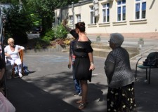 Powiększ zdjęcie spotkanie z aktorką Magdaleną Tomaszewską.